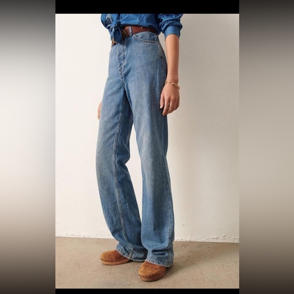 ba&sh Denim - Ba&sh wide legged denim jeans